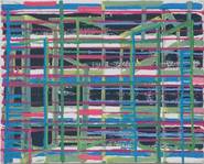 Sandra Lange, "o.T.", Acryl auf Nessel, 40x50cm, 2007