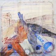 Carlo Nordloh bobparsley„Transsibirien 8 (12-teilig)“, Acryl/ Fineliner, Collage auf Papier, 30 x 30 cm
