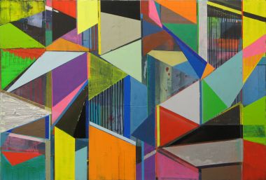 Sandra Lange, "Intermezzo", Acryl und Öl auf Nessel, 150x220cm, 2007