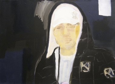 Regina Nieke „Kopf #2“ Öl und Acryl auf Leinwand, 51 x 70 cm