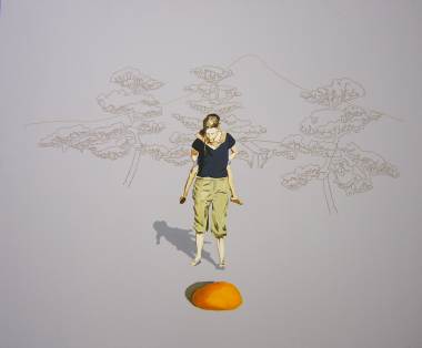 Malgorzata Jankowska „Untitled IV“ Öl/Acryl auf Leinwand, 2006, 100 X 120 cm