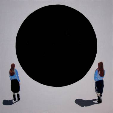 Malgorzata Jankowska „Untitled X-b“ Öl/Acryl auf Leinwand, 2006, 40 X 40 cm
