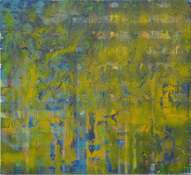 Sandra Lange, "o.T.", Acryl auf Nessel, 110x120cm, 2007